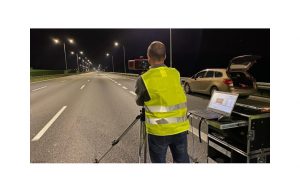 mesure luminance éclairage routier